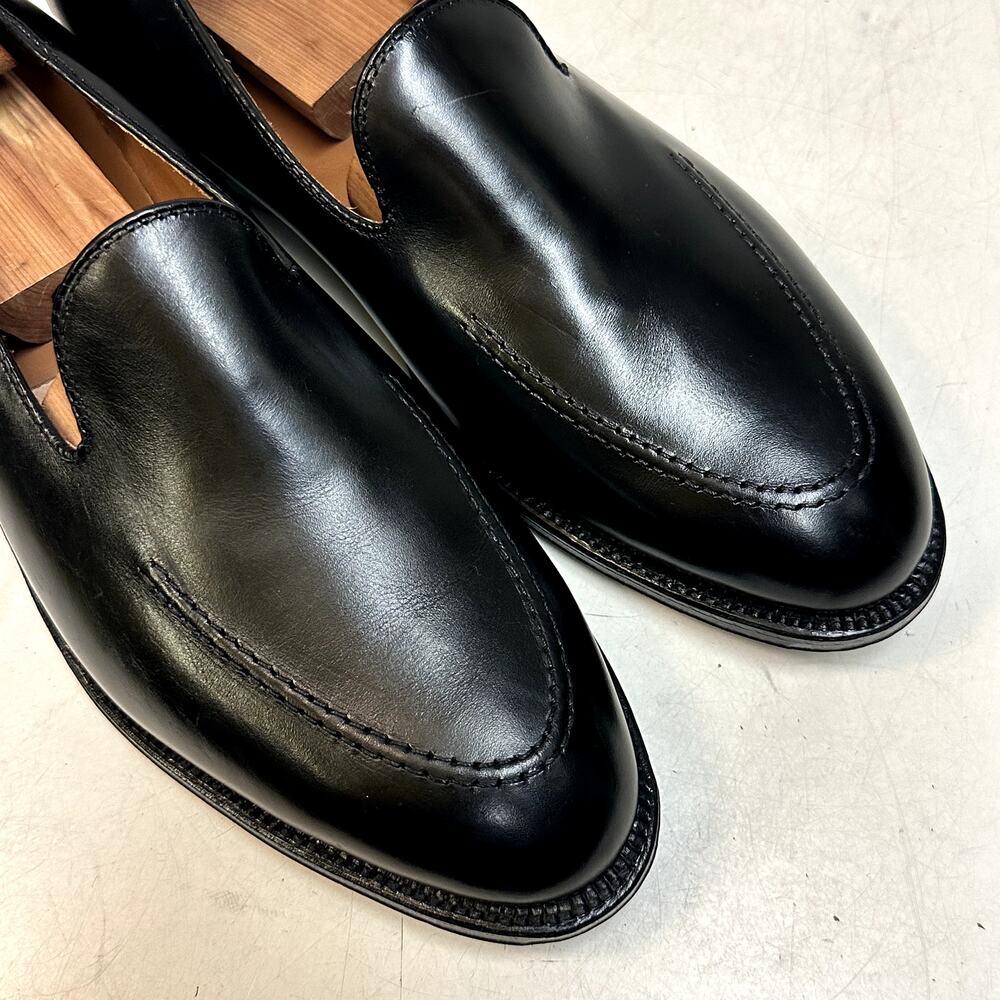 NWOT Todd Snyder X Alden Venetian Leather Loafer Black Calf Made in USA 13 D - Picture 5 of 7